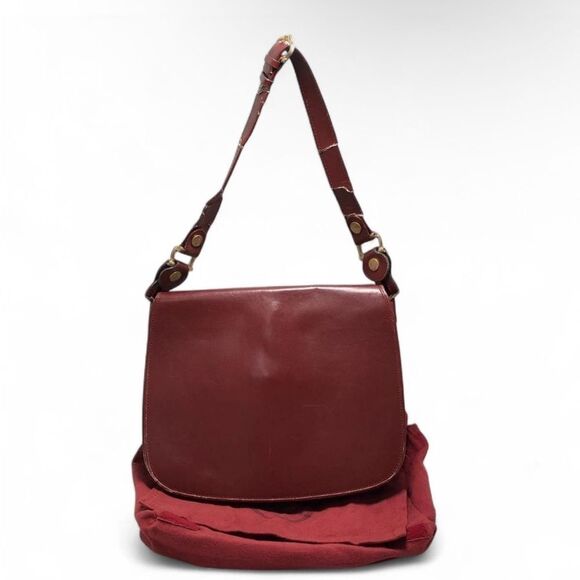 Cartier Deep Red Shoulder Bag - Picture 1 of 8